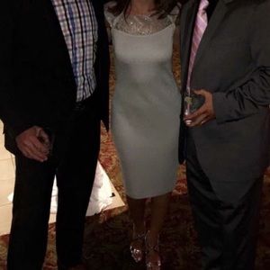 Silver St. John Dress/size 2/worn a few times/